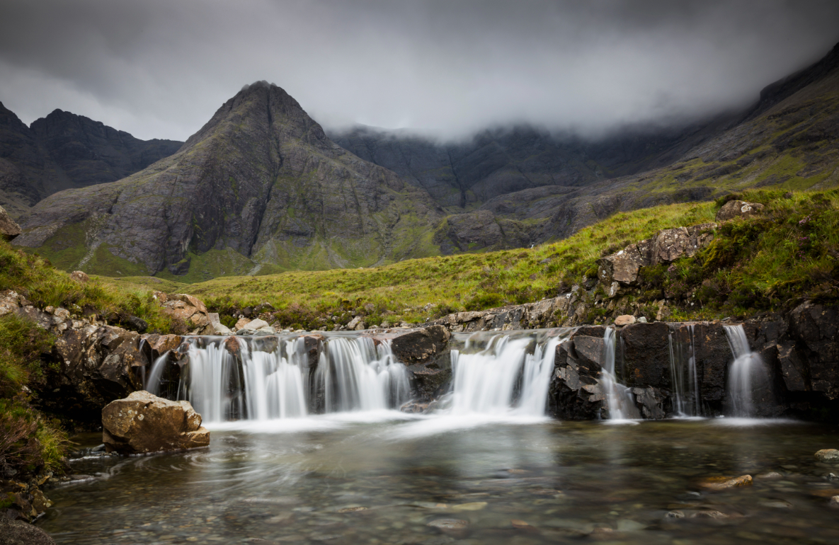 Les Fairy Glens sur l'île de Skye