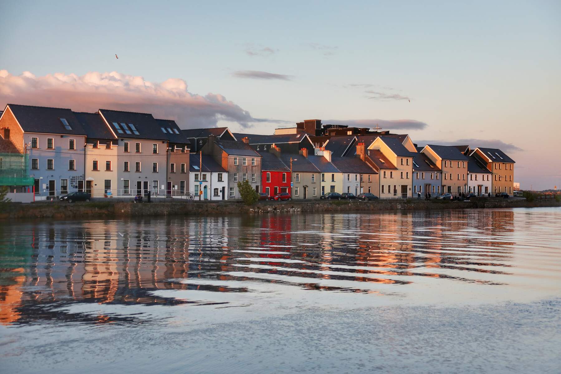 Quartier de Claddagh à Galway