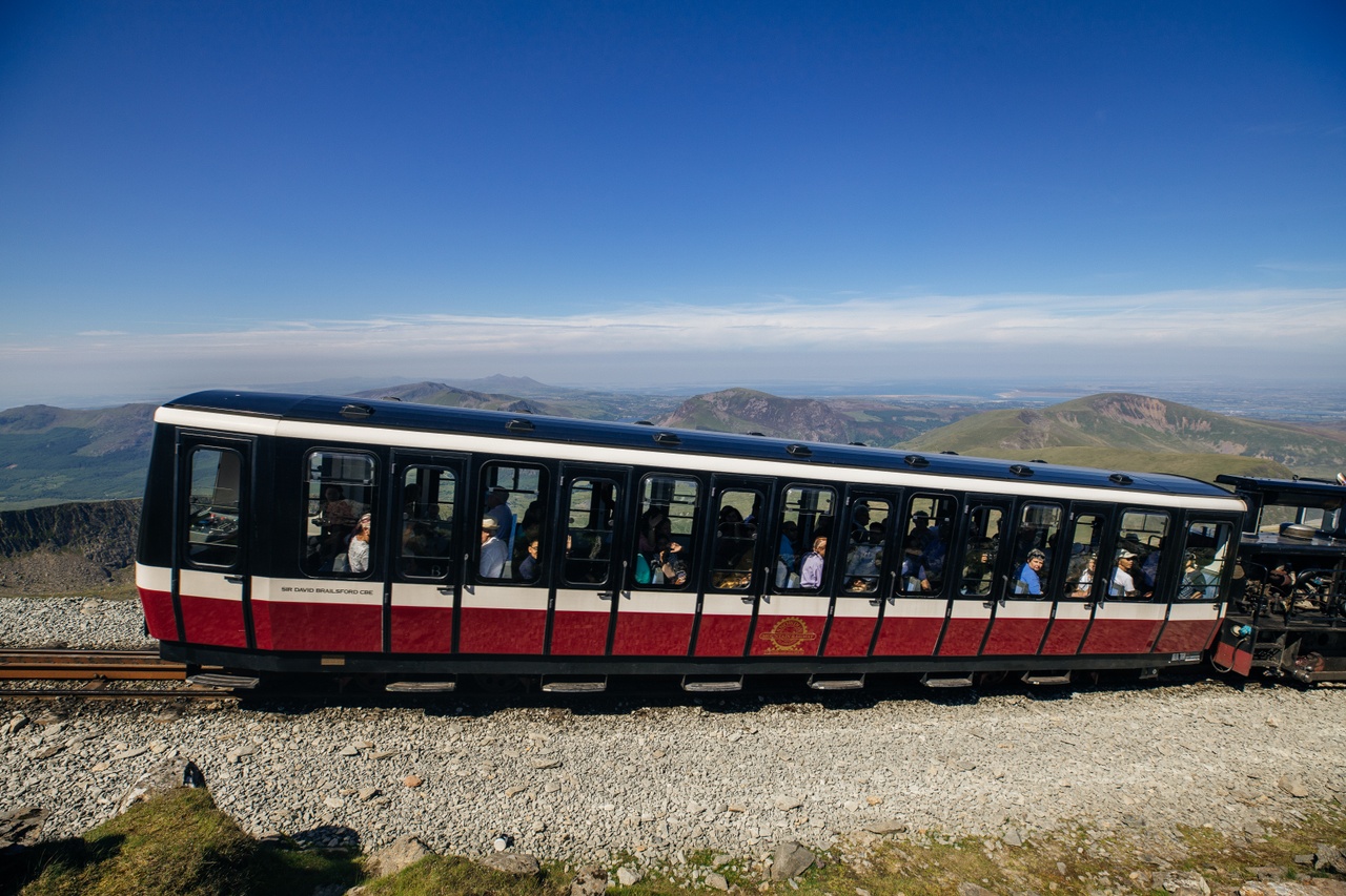 Snowdon Mountail Railway Pays de Galles