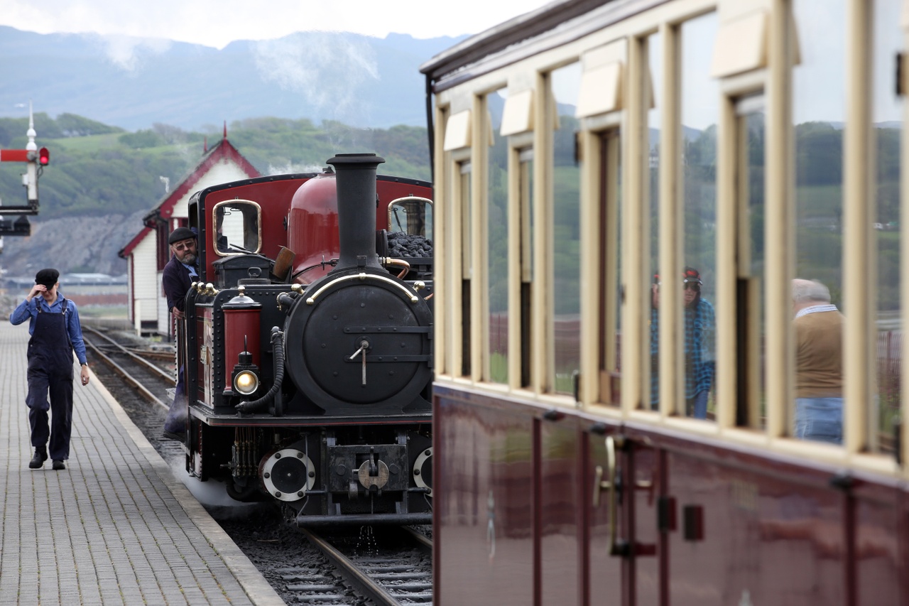 Train à vapeur au Pays de Galles